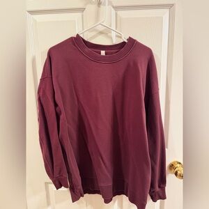 Lululemon Burgundy Sweatshirt